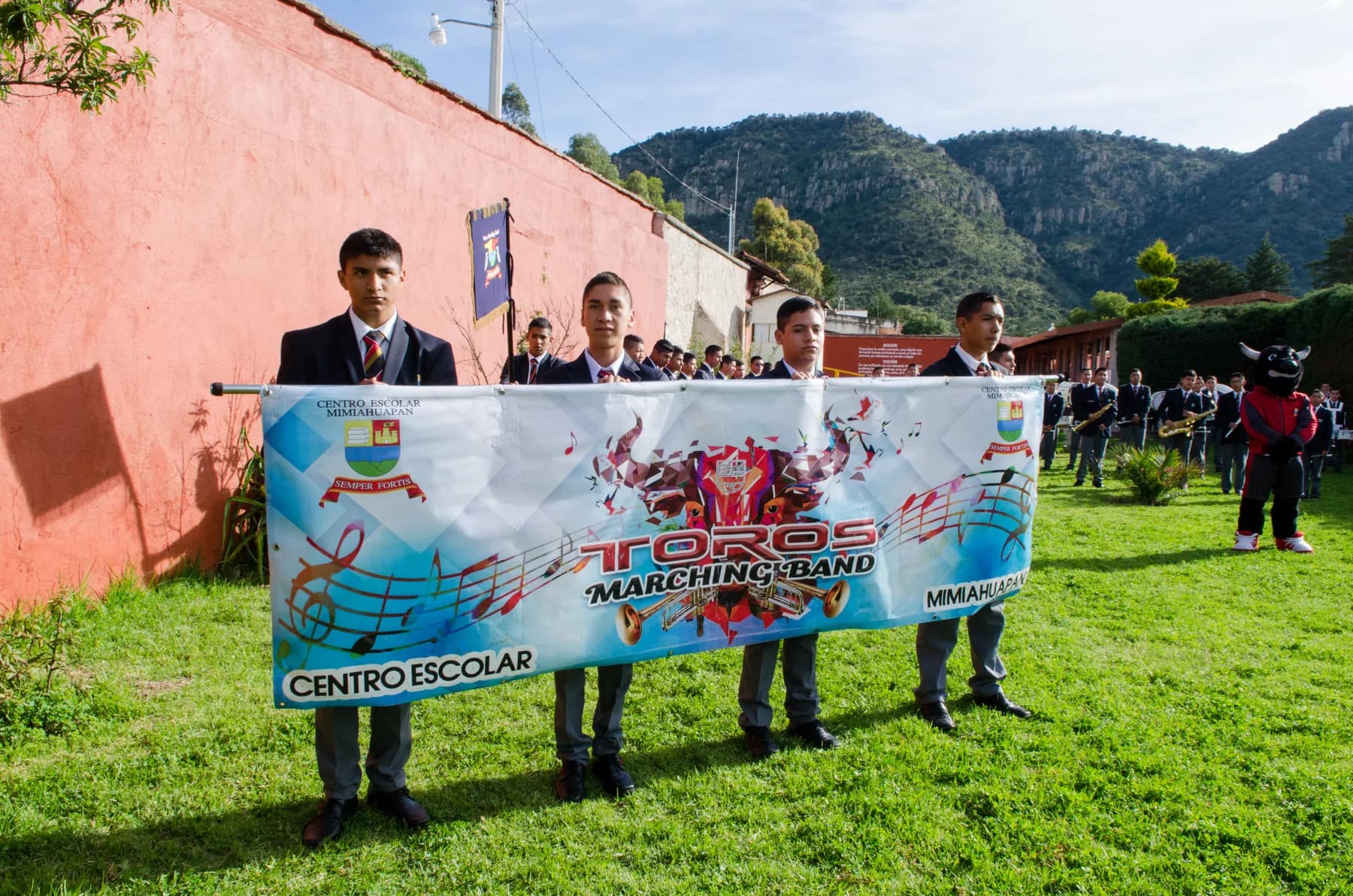 Toros Marching Band durante una presentación