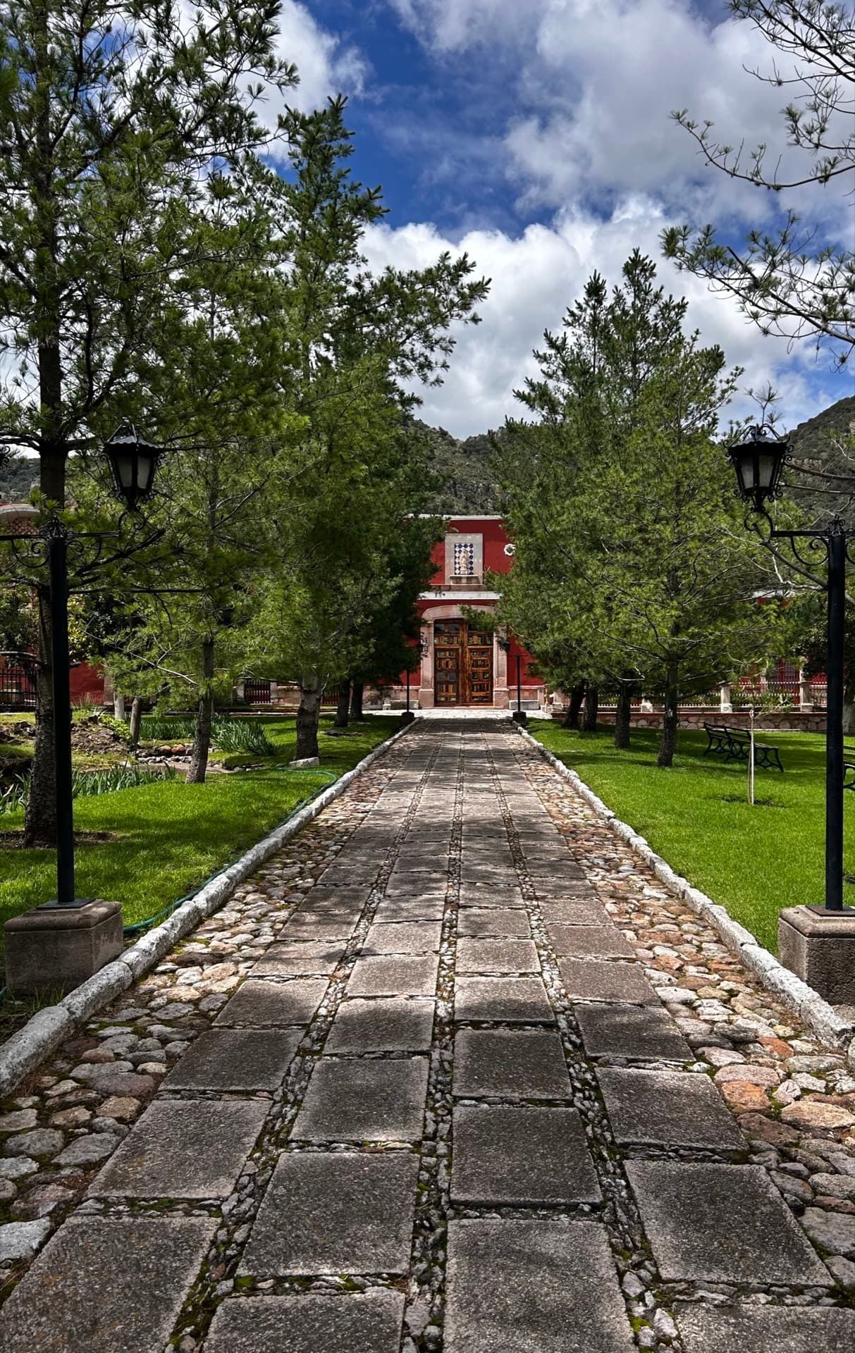 Camino principal de la Ex-Hacienda Mimiahuapan